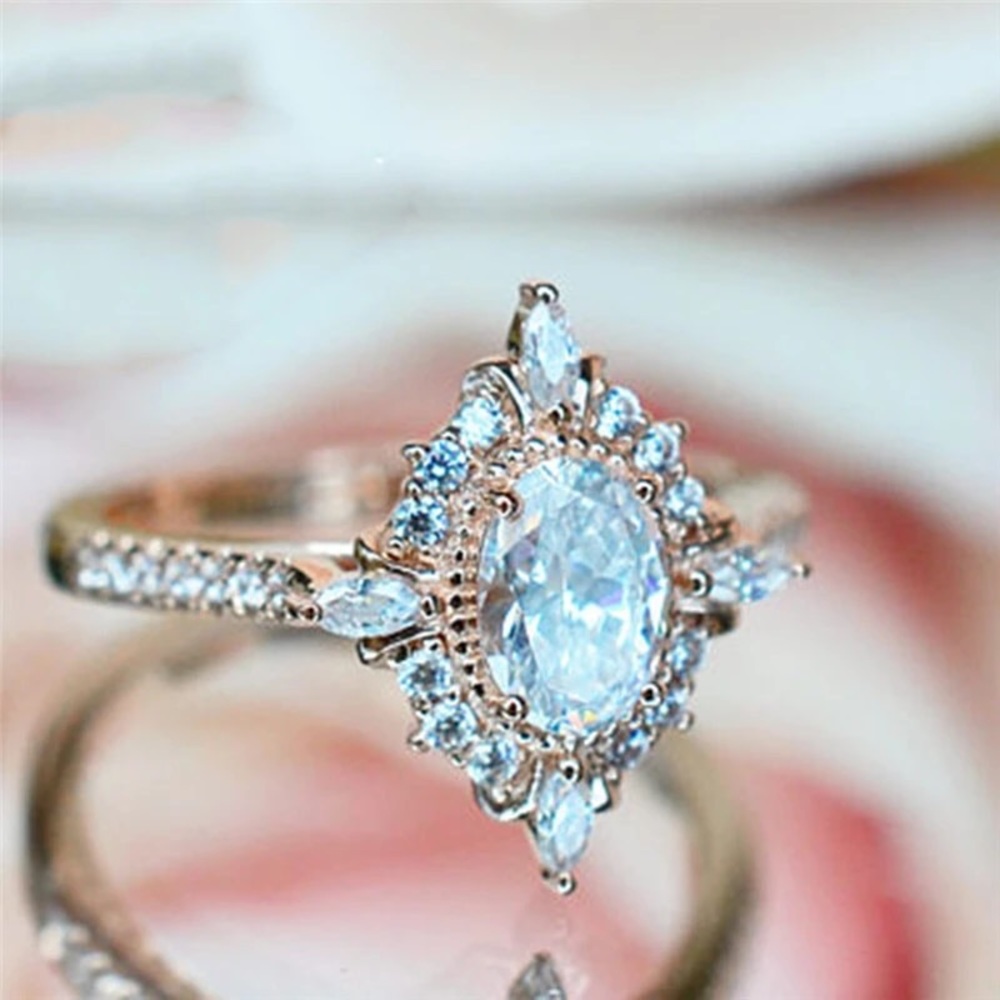 5โญ๏ธ FAV BESTSELLER CZ dainty vintage diamond ring - Picture 3 of 7